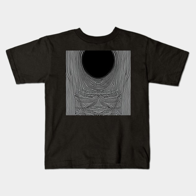 Lines 47 Kids T-Shirt by ABSTRACT-IVISM